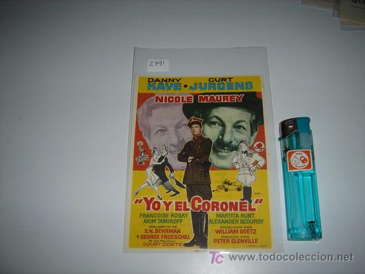 Cine: folleto de mano de la pelicula yo y el coronel - Foto 1