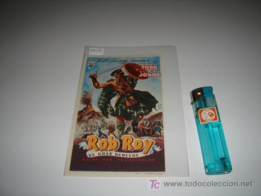 Cine: folleto de mano de la pelicula rob roy - Foto 1