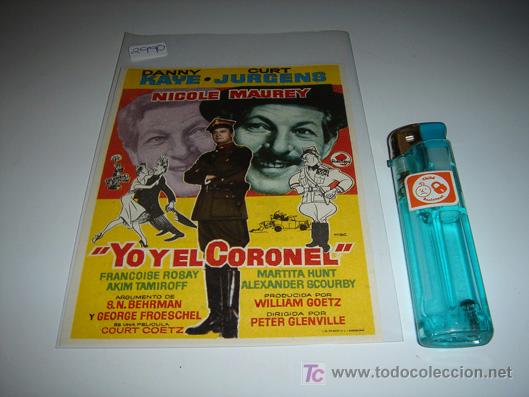 Cine: folleto de mano de la pelicula yo y el coronel - Foto 1