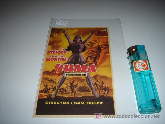 Cine: folleto de mano de la pelicula yuma - Foto 1