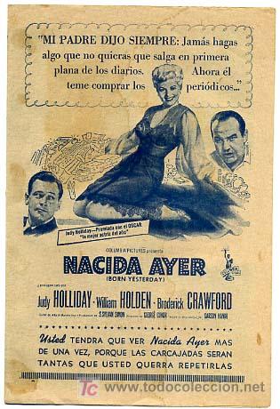 Foglietti di film di film antichi di cinema: NACIDA AYER  , DOBLE , CUBANO ,  CUBA  , PM10.340