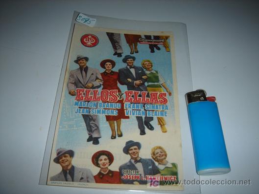 Kino: folleto de mano de la pelicula ellos y ellas