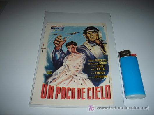 Kino: folleto de mano de la pelicula un poco de cielo