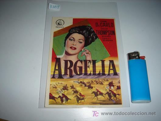 Cinema: folleto de mano de la pelicula argelia