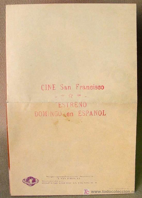 Cine: IMITACION DE LA VIDA, UNIVERSAL, PROGRAMA CINE, DOBLE, CLAUDETTE COLBERT, 1930s - Foto 4