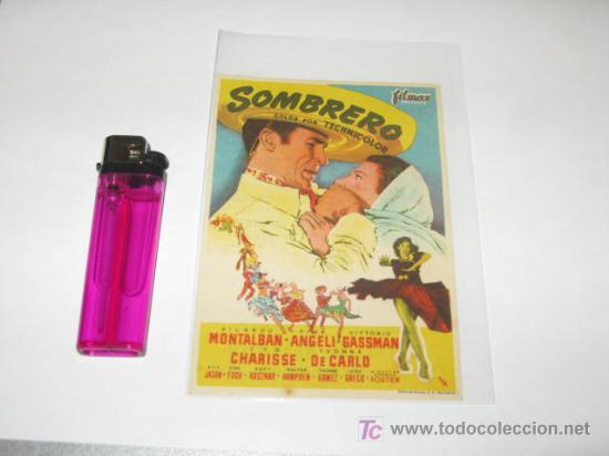 Cine: folleto de mano de la pelicula sombrero