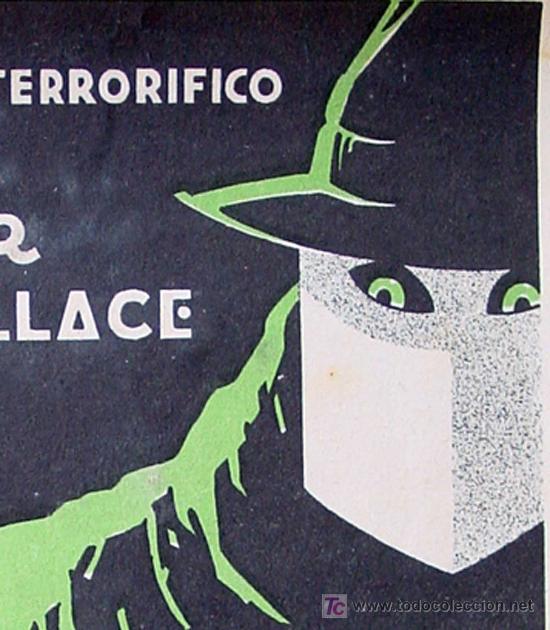 Flyers Publicitaires de Films Anciens: EL HOMBRE DEL ANTIFAZ BLANCO (WHITE FACE), GAUMONT, HUGH WILLIAMS, PROGRAMA CINE, DOBLE, 1933