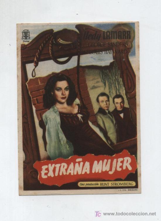 Cine: Extra&ntilde;a mujer. Sencillo de Procines. - Foto 1
