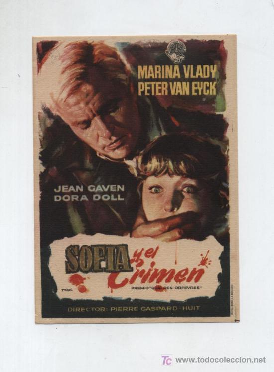 Cine: Sof&iacute;a y el crimen. Sencillo de Floralva. - Foto 1