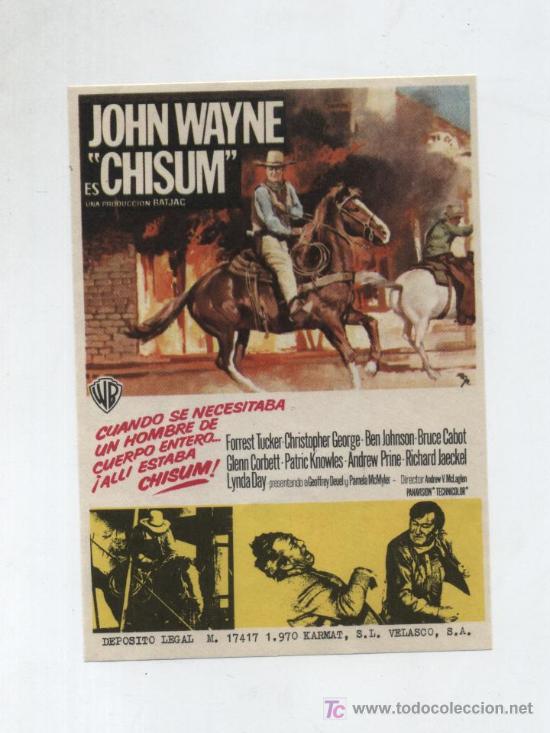 Cine: Chisum. Sencillo de WB. - Foto 1