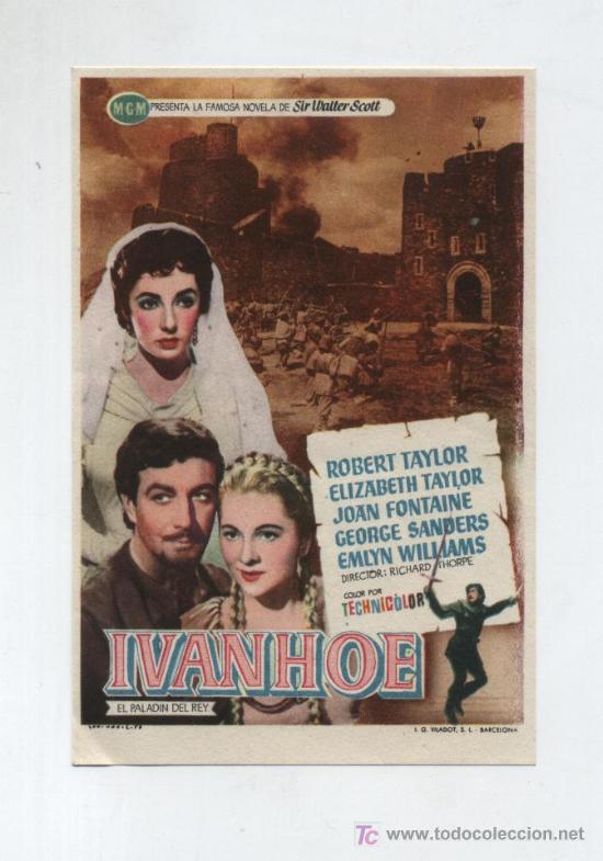 Cine: Ivanhoe.Sencillo de MGM. - Foto 1