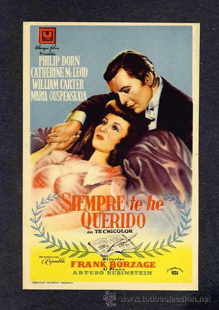 Cine: SIEMPRE TE HE QUERIDO - Foto 1