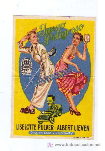 Cine: Juego Peligroso. Sencillo de Procines. - Foto 1