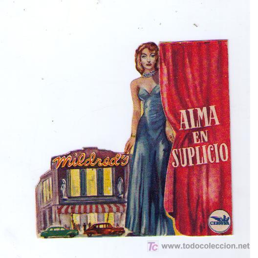 Cine: Alma en suplicio. Troquelado doble de Cepicsa. - Foto 1