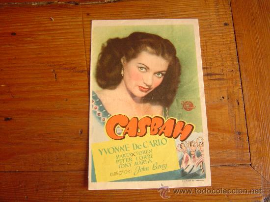 Cine: Folleto de mano CASBAH - Foto 1