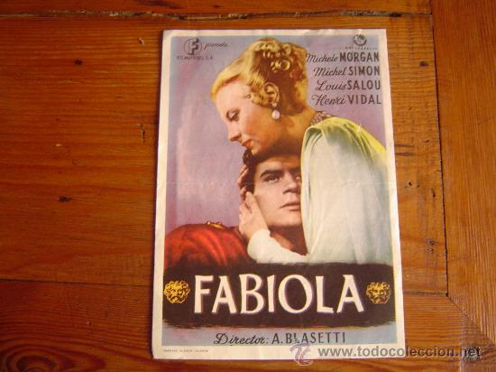 Cine: Folleto de mano-Fabiola - Foto 1