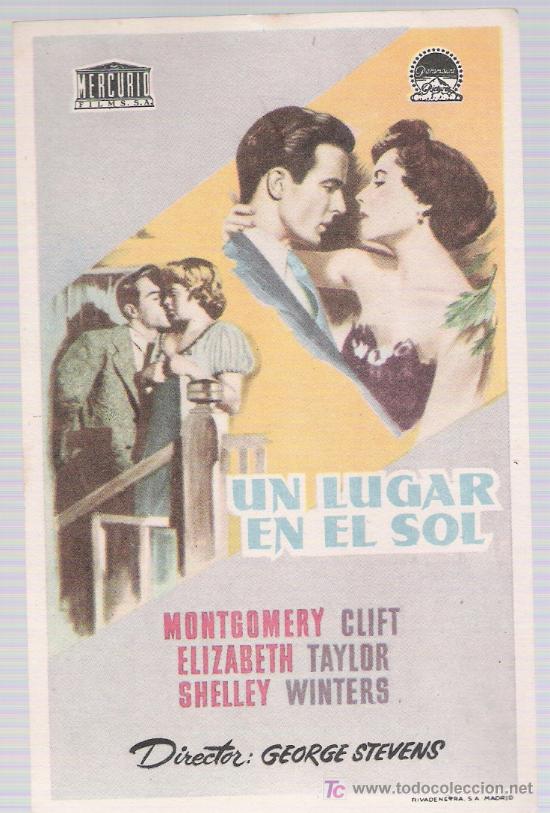 Cine: Un lugar en el sol. Sencillo de Paramount. - Foto 1