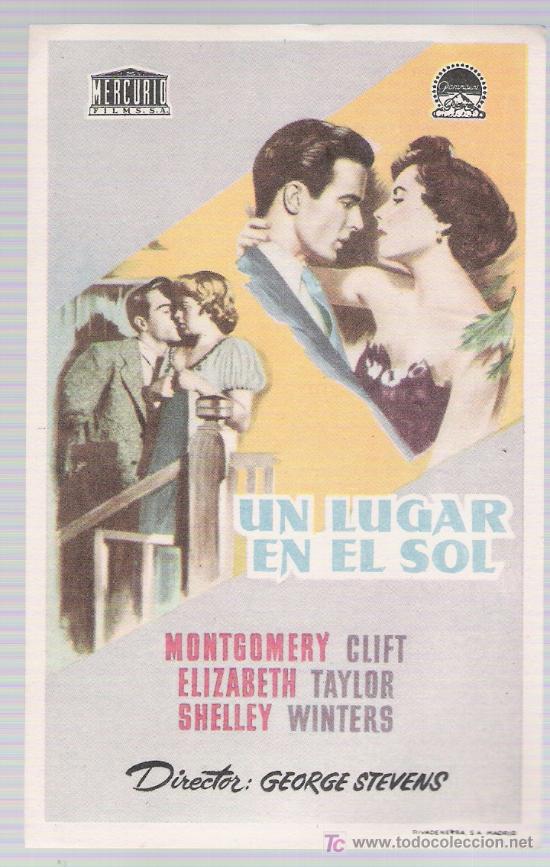 Cine: Un lugar en el sol. Sencillo de Paramount. - Foto 1