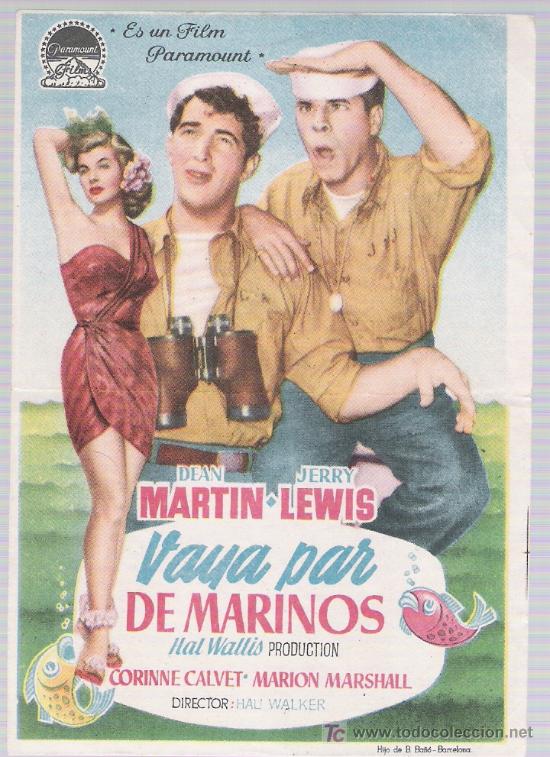 Cine: Vaya par de marinos. Sencillo de Paramount. - Foto 1