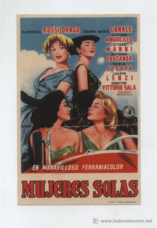 Cine: Mujeres Solas. Sencillo de Capitolio. - Foto 1