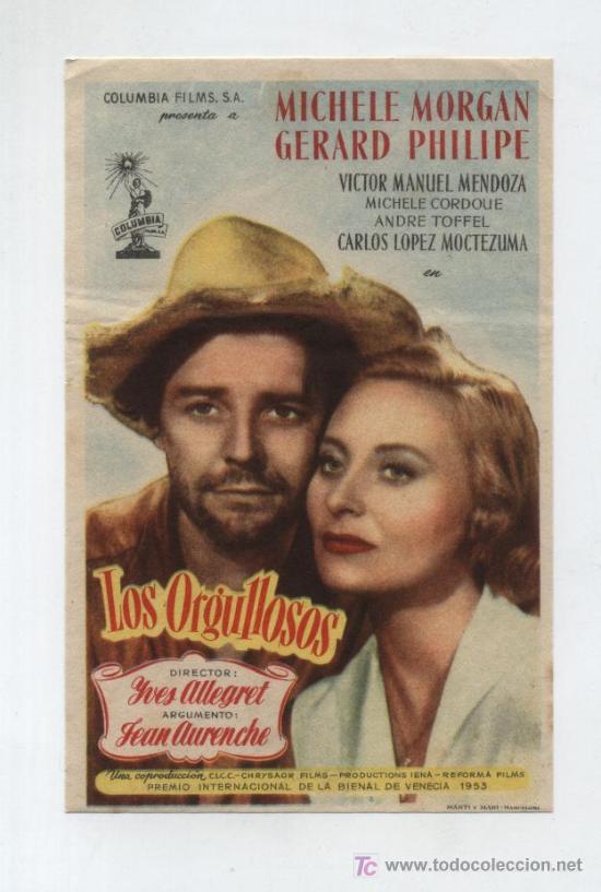 Cine: Los Orgullosos. Sencillo de Columbia. - Foto 1