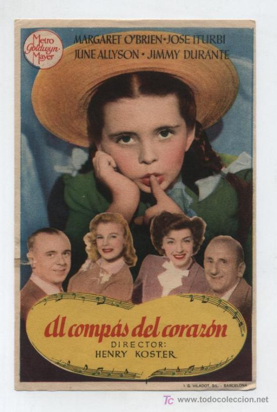 Cine: Al comp&aacute;s del coraz&oacute;n. Sencillo de MGM. - Foto 1