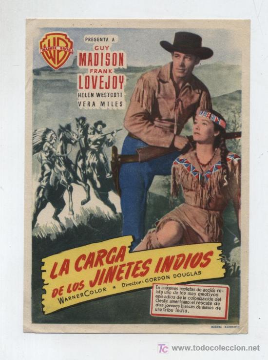 Cine: La carga de los jinetes indios. Sencillo de WB. - Foto 1