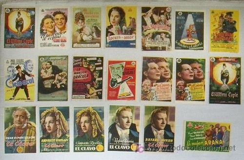 Cine: JL53 CIFESA COLECCION 20 PROGRAMAS ORIGINALES ESPA&Ntilde;OLES - Foto 1