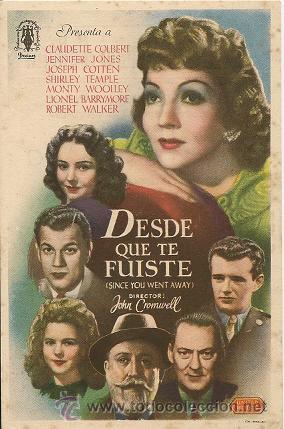 Cine: DESDE QUE TE FUISTE, , pel&iacute;cula PROCINES, CINEMA GRAN VIA  , , , VALENCIA