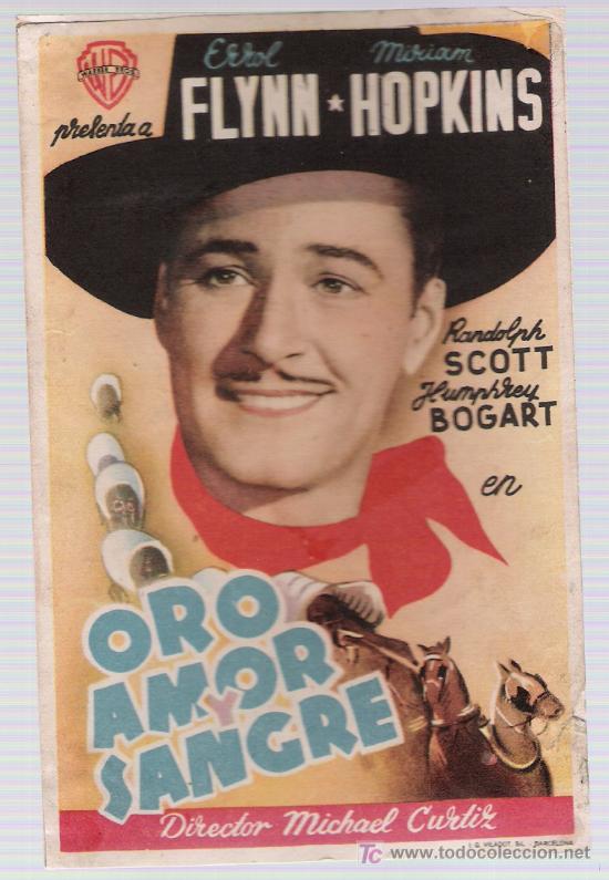 Cine: Oro,amor y Sangre. Sencillo de WB. - Foto 1