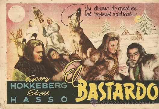 Cine: pel&iacute;cula EL BASTARDO, cine LIRICO,  VALENCIA, 1950, sencilla