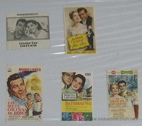 Cine: ZR71D MARIO LANZA COLECCION 5 PROGRAMAS ORIGINALES ESPA&Ntilde;OLES - Foto 1