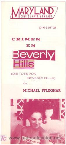 Cine: PTCC 440 CRIMEN EN BEVERLY HILLS PROGRAMA DOBLE HORST FRANK - Foto 1