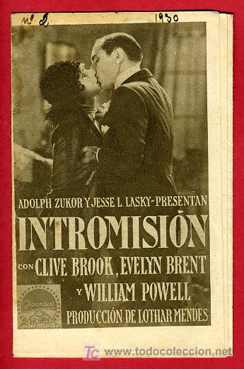 Cine: INTROMISION , 1930 , S1640 - Foto 1