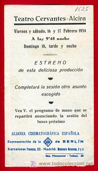 Cine: YO Y LA EMPERATRIZ , 1934 , DOBLE , S1625 - Foto 3