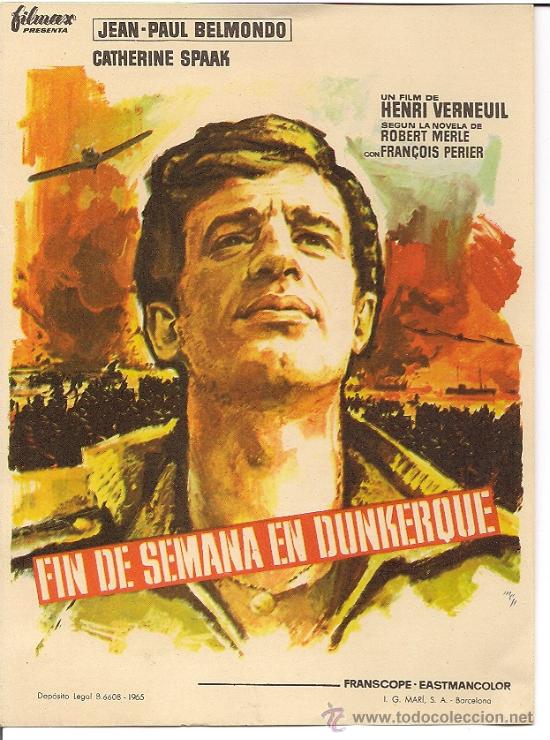 Cine: Fin de Semana en Dunkerque. Belmondo - Foto 1