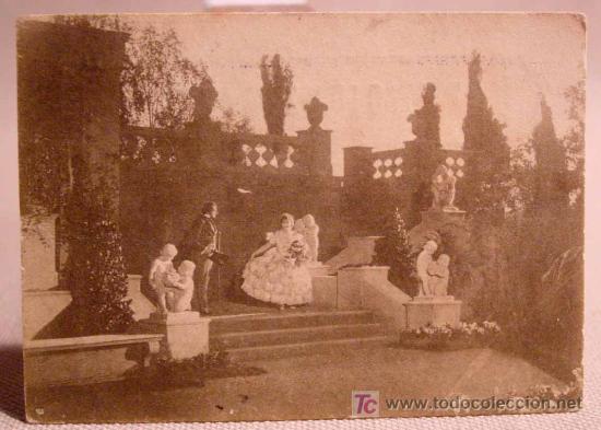 Cine: LA MARCHA NUPCIAL DE CHOPIN, ( An der sch&ouml;nen blauen Donau), FOTOTIPIA, 9 X 7 cm, 1926 LYA MARA.