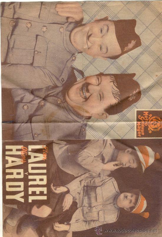 Cine: (PG-2)PROGRAMA DE CINE DOS FUSILEROS SIN BALA(LAUREL Y HARDY)-CINEMA ZORRILLA