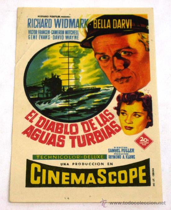 Cine: El diablo de las aguas turbias Programa pel&iacute;cula - Foto 1