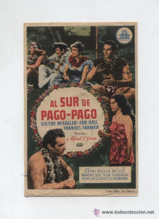 Cine: Al sur de pago-pago - Foto 1