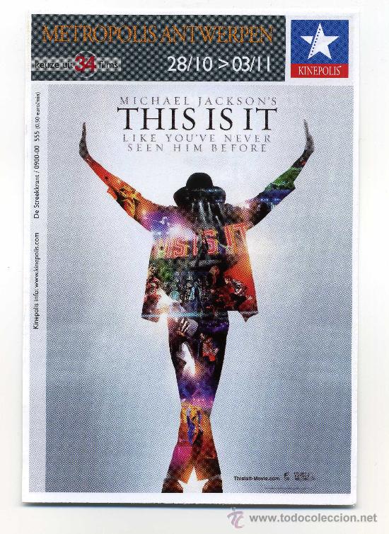 Cine: THIS IS IT, con Michael Jackson.. - Foto 1