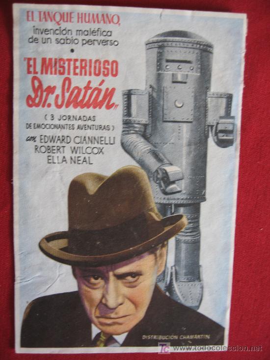 Cine: EL MISTERIOSO DR. SATAN - Foto 1