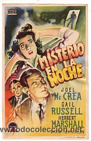 Cine: Misterio en la noche - Foto 1