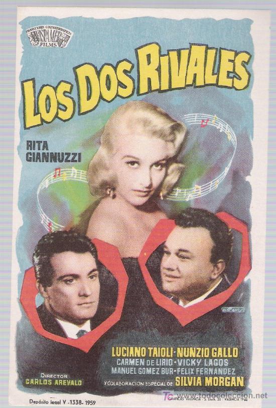 Cine: Las dos rivales. Sencillo de Hispamer Films.   &iexcl;IMPECABLE! - Foto 1
