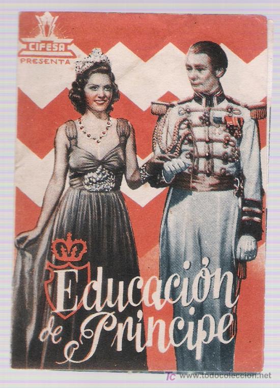 Cine: Educaci&oacute;n de Pr&iacute;cipe. Dble de Cifesa. - Foto 1