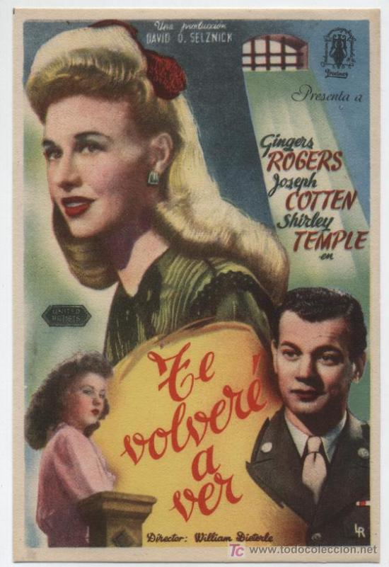 Cine: Te volver&eacute; a ver.Sencillo de Procines.   &iexcl;IMPECABLE! - Foto 1
