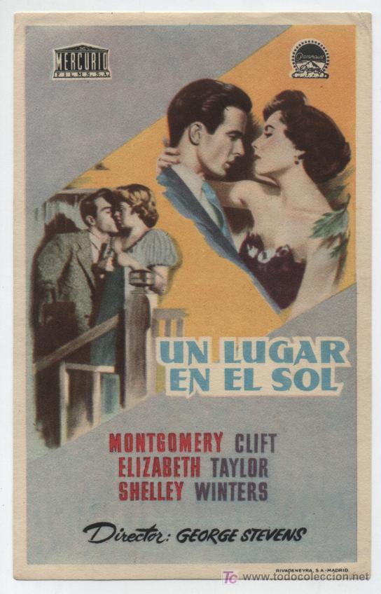 Cine: Un lugar en el sol. Sencillo de Paramount. - Foto 1