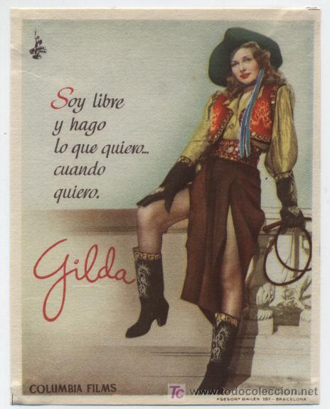 Cine: Gilda. Sencillo de Columbia. - Foto 1