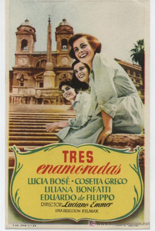 Cine: Tres enamoradas. Sencillo de Filmax. - Foto 1