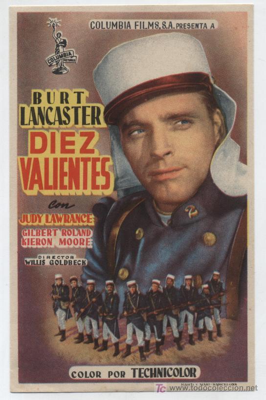 Cine: Diez valientes. Sencillo de Columbia.  &iexcl;IMPECABLE! - Foto 1